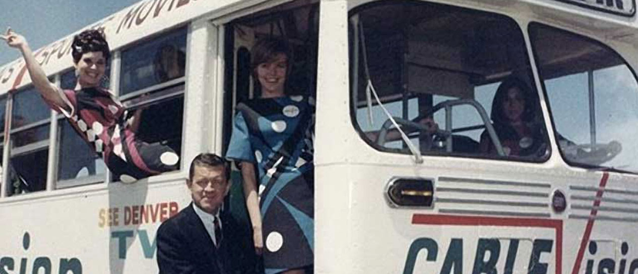 Cable promotional bus tour in the 1940's.