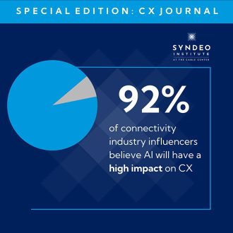 92% of connectivity industry influencers believe AI will have a high impact on CX